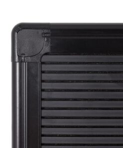 MasterVision Felt Changeable Letter Message Board, Wall Mount Kit Included, 22" x 28", Black Plastic Frame (LET0303055) 22" x 28" Black Aluminum Frame 9 51BQYydOOfS