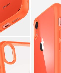 Alternative view of Spigen Ultra Hybrid iPhone XR Case (2018) - Coral, Polycarbonate Protection