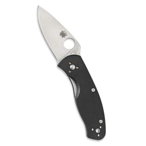 Spyderco Persistence Value Knife with 2.77" Stainless Steel Blade and Durable Black G-10 Handle - PlainEdge - C136GP