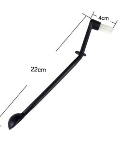 Number-one Coffee Machine Brush Cleaner Nylon Espresso Machine Brush Coffee Cleaning Tool with Spoon (Pack of 2) Black 10 51BblzyKQFL