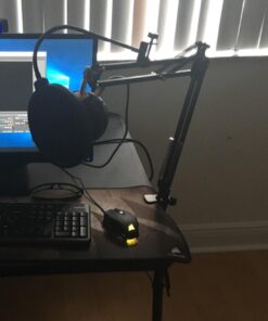 Earamble Studio Microphone Pop Filter Round Shape Mic Wind Mask Shield Screen 55 51BgAuvo zL