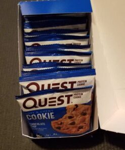 Quest Nutrition Chocolate Chip Protein Cookie; Keto Friendly; High Protein; Low Carb; 12 Count 43 51BguP1rbUL