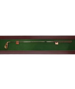 Eureka Golf Products Premium Framed Golf Club Wall Mount | 1 Club Capacity Fits Iron, Putter, or Wood | Perfect Display Rack for Antique or Vintage Golf Clubs | Solid Hardwood Red Mahogany Finish 42 Inch