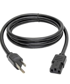 Tripp Lite P007-006 Heavy Duty Computer Power Cord, 15A, 14AWG (NEMA 5-15P to IEC-320-C13), 6-ft Black 6-feet 10 51BqZx0TEpL