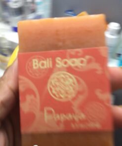 Bali Soap - Papaya Natural Soap - Bar Soap for Men & Women - Bath, Body and Face Soap - Vegan, Handmade, Exfoliating Soap - 3 Pack, 3.5 Oz each 3.5 Ounce (Pack of 3) 13 51Bu1bagkRL