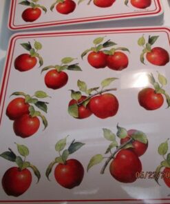 Reston Lloyd G-999-S Harvest Apple Decorative Lightweight Tin Gas Stovetop/Burner Cover Set, Mutli-Color 14 51Bu8bHqpRL