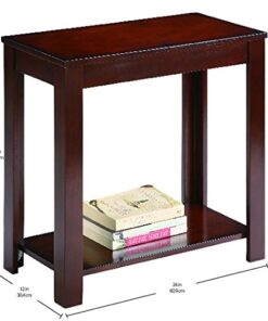 Crown Mark Pierce Chairside Table, Espresso 31 51C4QaOgF0L