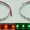 Pactrade Marine 12V DC RED Green LED Light Strip for Kayaks, Canoes, Small Boats Navigation 27 51C4WBI TeL