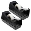 Desktop Tape Dispenser - Non-Skid Base - Weighted Tape Roll Dispenser - Perfect for Office Home School (Tape not Included) 2 Pack 8 51C77q1tN1L