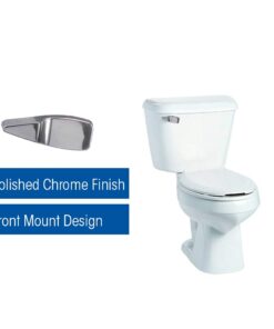 Plumb Pak PP23630 Front Mount Flush Lever, for Use with Mansfield Toilet Tank Chrome Plated Handle 4 51C89HffNiL