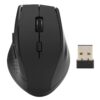EBTOOLS 2.4GHz Wireless Optical Mouse,Ergonomics Battery Powered 6 Key Wireless Mouse with USB Receiver for PC Laptop Desktop for Windows for Vista