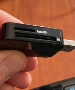 Anker 2-in-1 USB 3.0 SD Card Reader for SDXC, SDHC, MMC, RS-MMC, Micro SDXC, Micro SD, Micro SDHC and UHS-I Cards 52 51C9l881AeL