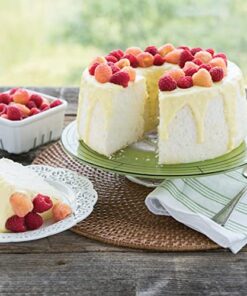 Nordic Ware Angel Food Cake Pan, 16-Cup, Red 18 51CBFEBMT L