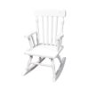 Gift Mark Childs Rocking Chairs - Classic Hand-Made Wooden Rockers for Boys and Girls - Vintage Style Colonial Kid's Seats - Childrens Furniture Rocker (White) White 26 51CCbyssL