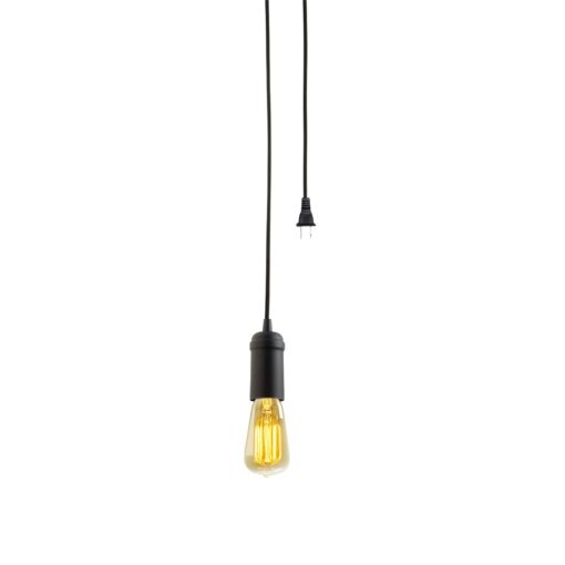 Globe Electric 65980 Leila Pendant, Black 3-Pack, Bulb Not Included