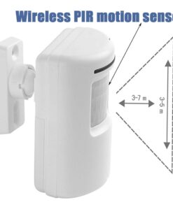 Alternative view of Door Chime,Wireless Business Door Motion Sensor Detector Smart Visitor doorbell Home Security Driveway Alarm with 1 Plug-in Receiver and 1 PIR Detector Weatherproof(White)