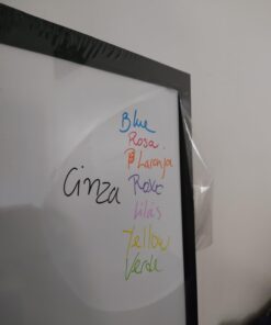 Amazon Basics Magnetic Dry Erase White Board, 35 x 23-Inch Whiteboard - Black Wooden Frame 23"x35" Magnetic, Wood Frame 33 51CIhG88 GL