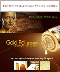 BIOAQUA 24K Gold Essence Collagen Skin Face Moisturizing Hyaluronic Acid Anti-Aging Mask Natural Extract 14 51CJilJNqrL