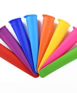 Alternative view of Mirenlife Silicone Ice Pop Molds,Popsicle Maker Molds,8 Vibrant Colors,Set of 8