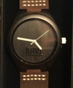 Luno Wear Men's Wood Watch, Wood and Genuine Leather, The Orca 23 51CKSKFFevL