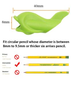 Wolfride 30PCS Pencils Grips Silicon Pencil Grippers Writing Aid Grip Pencil Grippers for Kids Handwriting 6 51CNzejJKPL