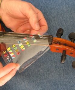 Alternative view of Fretless Finger Guides 3/4 Beginner Violin Finger Guide Helps You Learn to Play Violin and Sheet Music, Won’t Damage Your Stringed Instrument like Fingerboard Stickers Tape, Decals, Easy On Easy Off