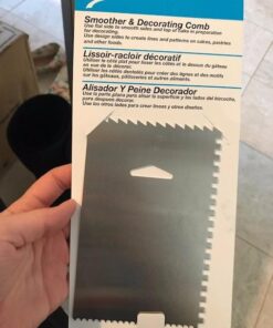 Ateco Decorating Comb & Icing Smoother, 4 Sided Baking Supplies, 6 x 3.75, Silver 4 Sided Decorating Comb 32 51CTXll5SXL