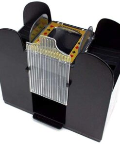 Brybelly Automatic Card Shuffler, The Original 1-6 Deck Electric Shuffler, Battery Operated, Designed for Standard-Size Cards Including Poker Cards, Uno, Phase10, Texas Hold'em, Cards Against Humanity 16 51CWc12i0YL