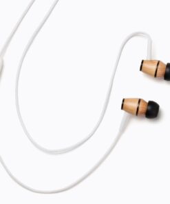 Alternative view of Symphonized XTC Premium Genuine Wood in-Ear Noise-isolating Headphones with Microphone (White)