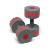 Speedo Unisex Swim Aqua Fitness Barbell , Charcoal/Red 18 51CaV2BfYfL