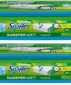 Swiffer Sweeper Wet Mopping Cloth Refill - Open Window Fresh - 24 wet cloths - 2 pk 24 Count (Pack of 2) 8 51Cc1HRHRNL