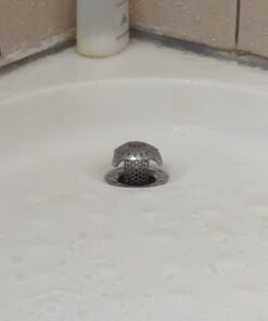 TubShroom Ultra Revolutionary Bath Tub Drain Protector Hair Catcher/Strainer/Snare Stainless Steel, 1-Pack, Silver Stainless Single 48 51CdDoWOKgL