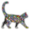 Cheerful Cat Pattern Car Bumper Sticker Decal 5" x 5" 37 51Ci7Ht40L