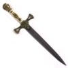 Whetstone Cutlery Medieval Double Edged Stainless Steel Dagger, Brass 29 51CiO 2X3DL