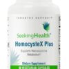 Seeking Health HomocysteX Plus, Active B Complex Vitamin Supplement to Support Homocysteine Level and Methylation, Vitamin B12, Folate (as L-methylfolate), MTHFR Gene Support, Vegetarian (60 capsules)