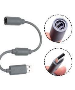 2x Wired Controller USB Breakaway Cable Cord Compatible with Microsoft Xbox 360 9 51CtiU6gBcL