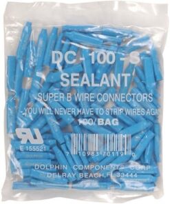 Dolphin DC-100S Super B Connector w/Sealant 100 Pcs. 6 51Cv 97ulKL