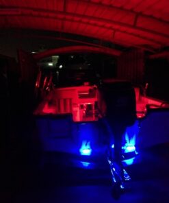 T-H Marine LED Underwater Boat Light - High-Intensity Surface Mount Waterproof Lighting - Use Above or Below Water - Multi-Purpose Use and Low Power Draw - Blue 14 51CxAAkzm4L