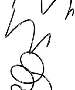 Oenophilia Climbing Tendril Hanging Wine Rack - 6 Bottle, Metal, Ceiling or Wall Mounted Wine Rack Connector Designs for Premium Wine Storage 11 51CxM9QrItL