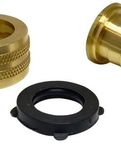 Anderson Metals - 07046-0812 Brass Garden Hose Swivel Fitting, Connector, 1/2" Barb x 3/4" Female Hose 1/2" Barb x 3/4" GHT Female Hose 6 51D4553oSYL