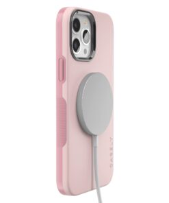 Casely iPhone 13 Pro Case | Compatible with MagSafe | Light Pink on Pink 24 Light Pink on Pink 16 51D8DOhJZgL