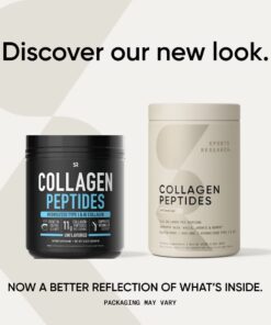 Alternative view of Sports Research Collagen Peptides for Women & Men - Hydrolyzed Type 1 & 3 Collagen Powder Protein Supplement for Healthy Skin, Nails, Bones & Joints - Easy Mixing Vital Nutrients & Proteins Unflavored 1 Pound (Pack of 1)