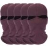 2019 5pcs 1 Package Balaclava 1-Pack Face Mask Motorcycle Helmets Liner Ski Gear Neck Gaiter Ski Mask Accessories by CxYuan two hole Coffce/Brown-1 10 51DCaBmzGpL