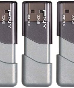 PNY 32GB Turbo Attache 3 USB 3.0 Flash Drive 5-Pack, Grey FLASH DRIVE - 5 PACK 24 51DECjjNx3L