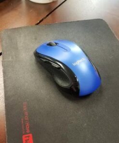 Logitech M510 Wireless Computer Mouse – Comfortable Shape with USB Unifying Receiver, with Back/Forward Buttons and Side-to-Side Scrolling, Blue Dark Blue 59 51DJhZePpXL