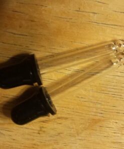 Teenitor Oil Bottles for Essential Oils, 36 Pcs 2 ml (5/8 Dram) Amber Glass Vials Bottles, with Orifice Reducers and Black Caps, with 2 Free Glass Transfer Eye Droppers 30 51DLAV8SeSL