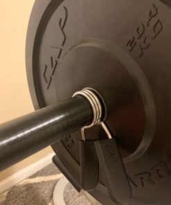 CAP Barbell Olympic 2-Inch Spring Clip Collars, Pair, Olympic Chrome 17 51DSh8I7w3L