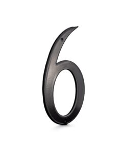 Alternative view of Montague Metal Products Standard Font Individual House Number, 6, 10-Inch