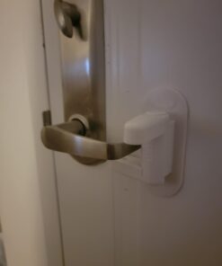 Door Lever Lock (2 Pack) Child Proof Doors & Handles 3M Adhesive - Child Safety By Tuut 31 51DW8OzgVEL