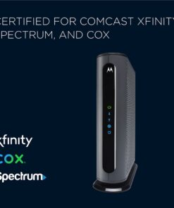 Motorola MB8600 DOCSIS 3.1 Cable Modem - Approved for Comcast Xfinity, Cox, and Charter Spectrum, Supports Cable Plans up to 1000 Mbps | 1 Gbps Ethernet Port DOCSIS 3.1 (1 Gbps Ethernet Port) 25 51DWdV2eI3L